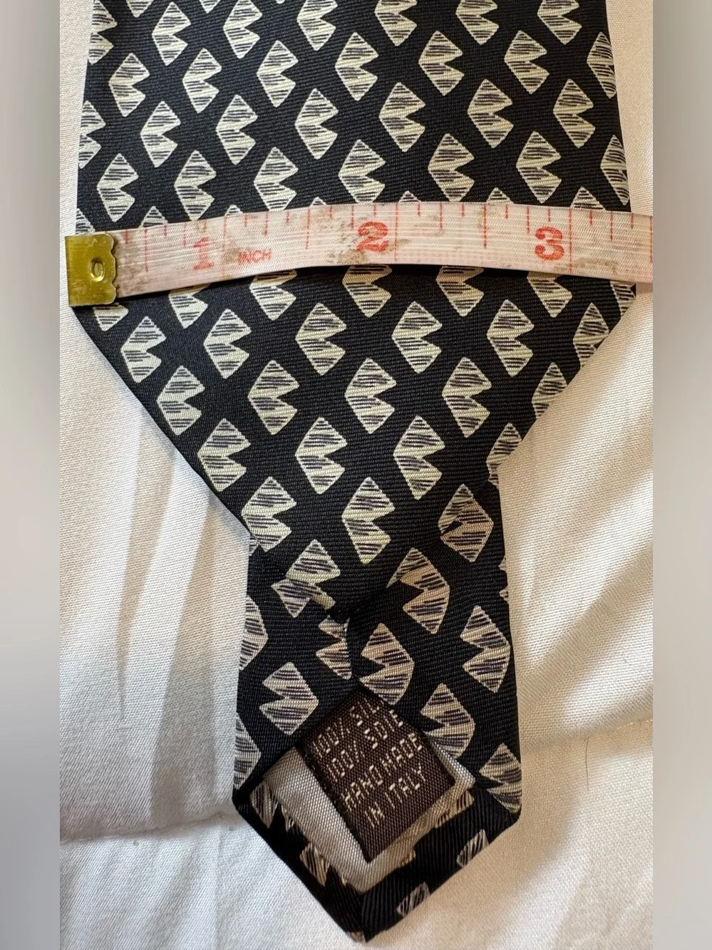 VTG Valentino Cravatte Silk Tie 80s 90s Italian Luxury Retro Executive Code 2206